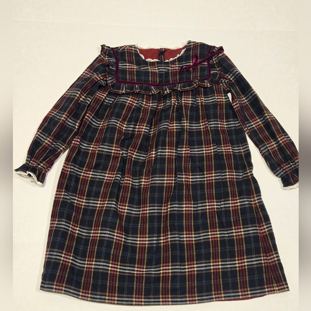 Pepa Holiday Plaid Dress 8y
